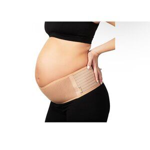 AZMED Maternity Belt Back Support - Adjustable belly band  beige NEW